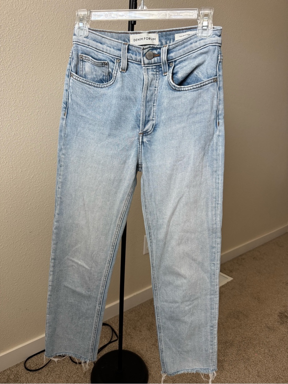 Aritzia Denim Forum The Arlo High Rise Straight Jean